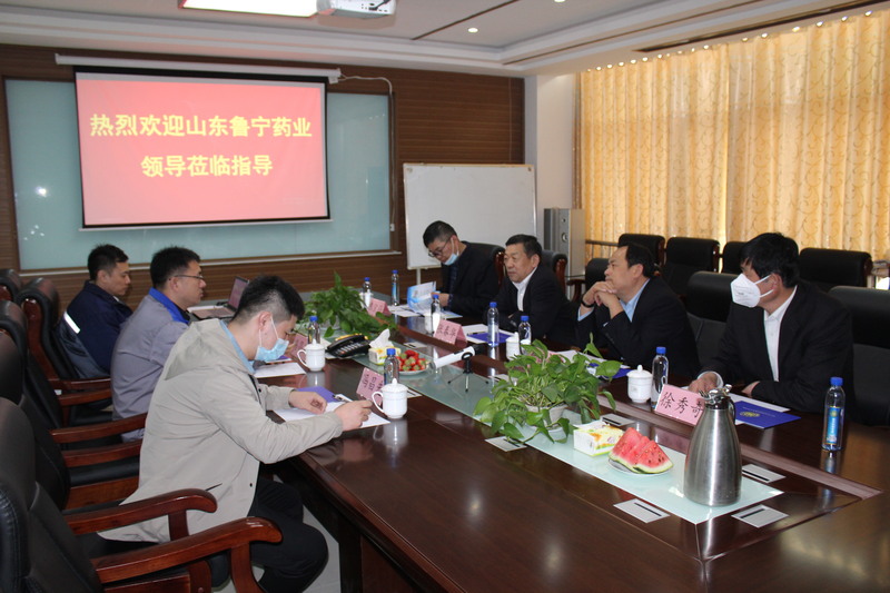 欢迎山东鲁宁药业一行来公司考察 - 山东圣文环保科技有限公司